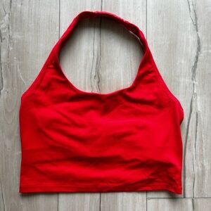 Altheta Halter Sports Bra - Bright Red - Small